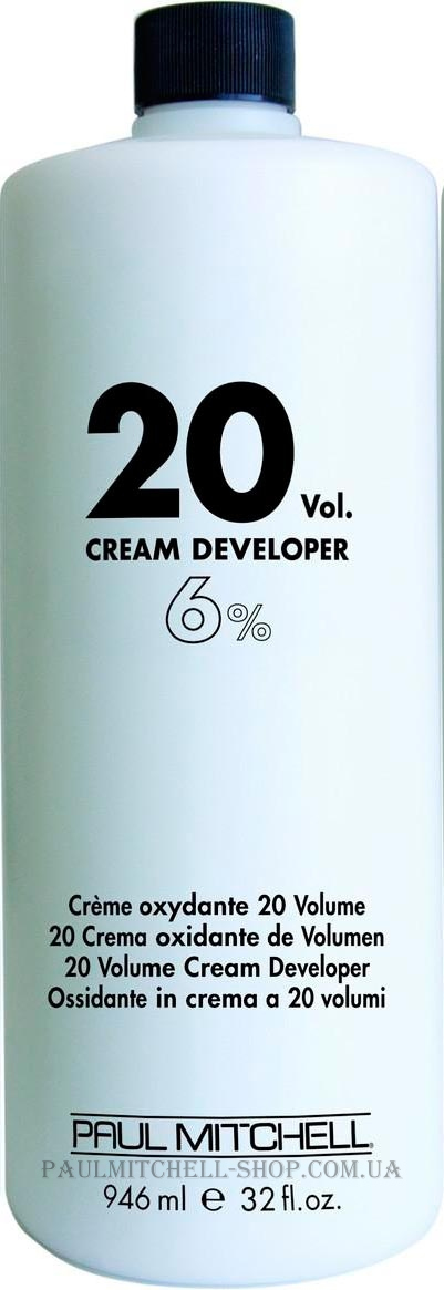 PAUL MITCHELL Cream Developer 20 vol - Кремопроявник 20 об'ємів, 6%