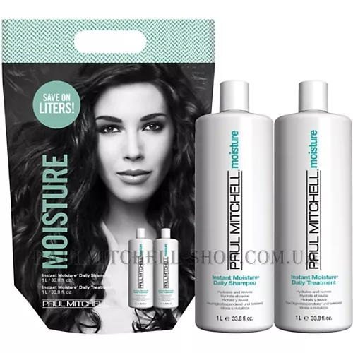 PAUL MITCHELL Instant Moisture Litre Duo - Набір для зволоження волосся