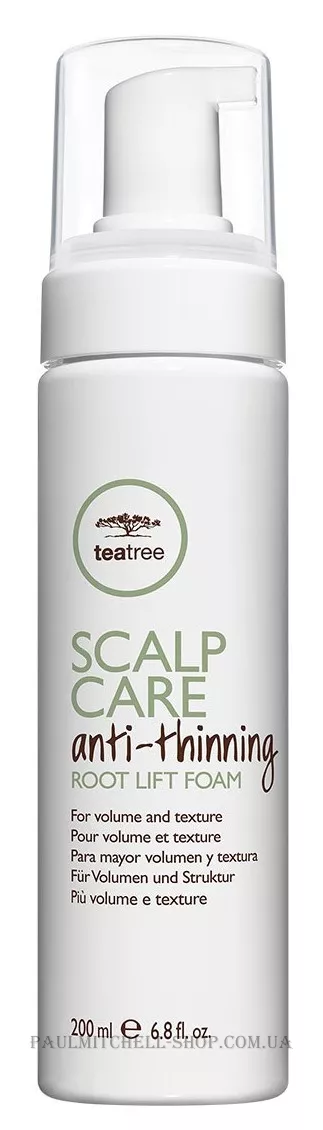 PAUL MITCHELL Tea Tree Scalp Care Anti-Thinning Root Lift Foam - Піна для кореневого об'єму