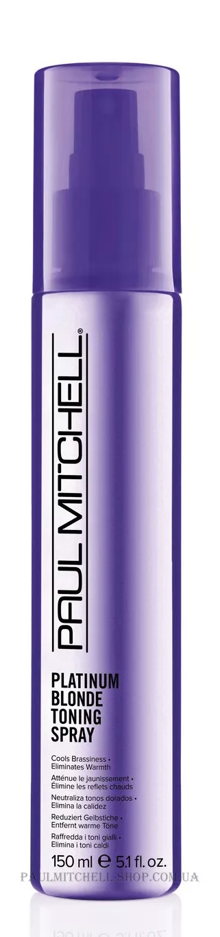 PAUL MITCHELL Platinum Blonde Toning Spray - Тонуючий спрей для світлого, сивого та освітленого волосся